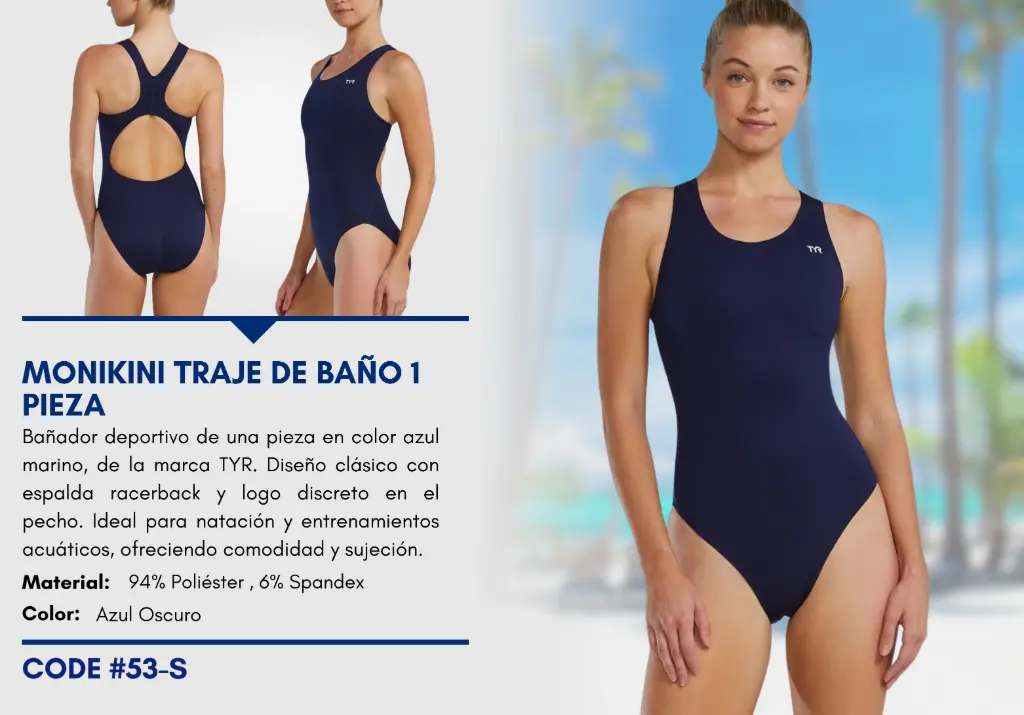 Traje de Baño Para Mujer Small Elite Swim S-53