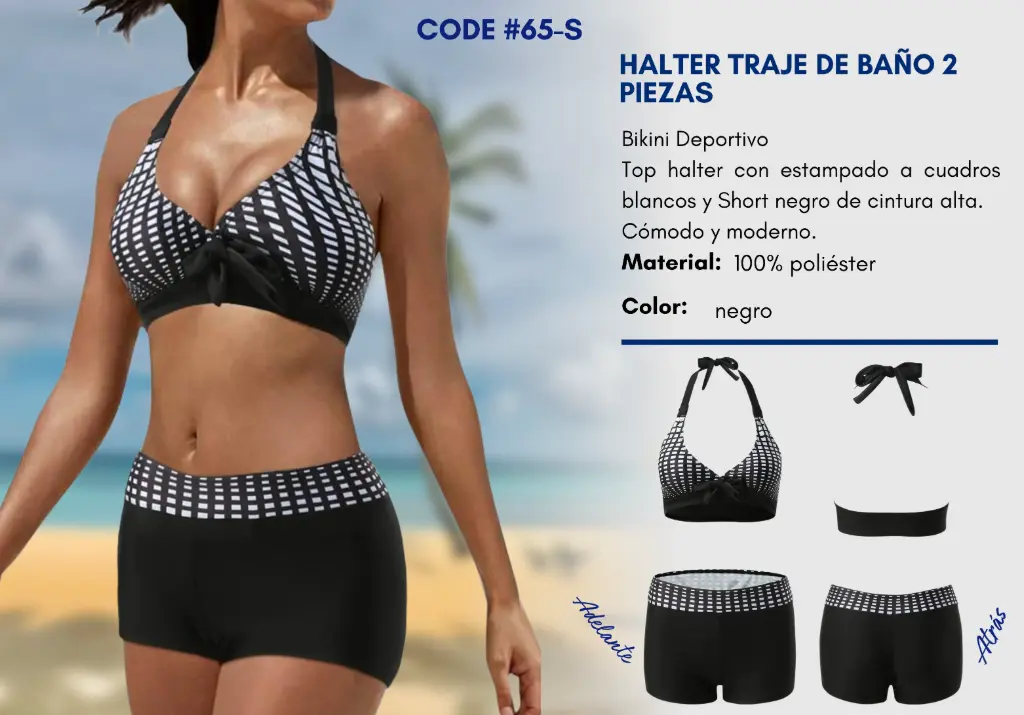 Traje de Baño Para Mujer Small Elite Swim S-65