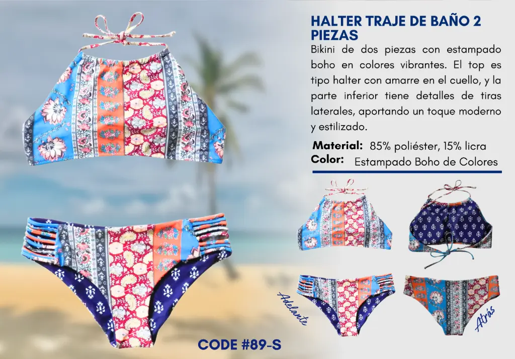 Traje de Baño Para Mujer Small Elite Swim S-89