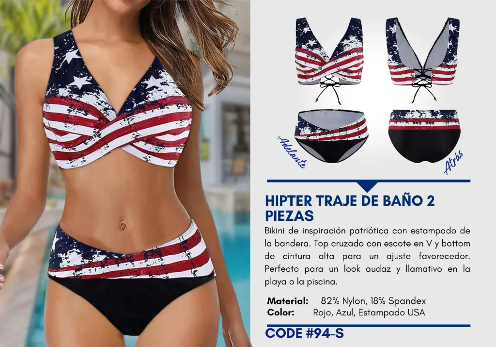 Traje de Baño Para Mujer Small Elite Swim S-94