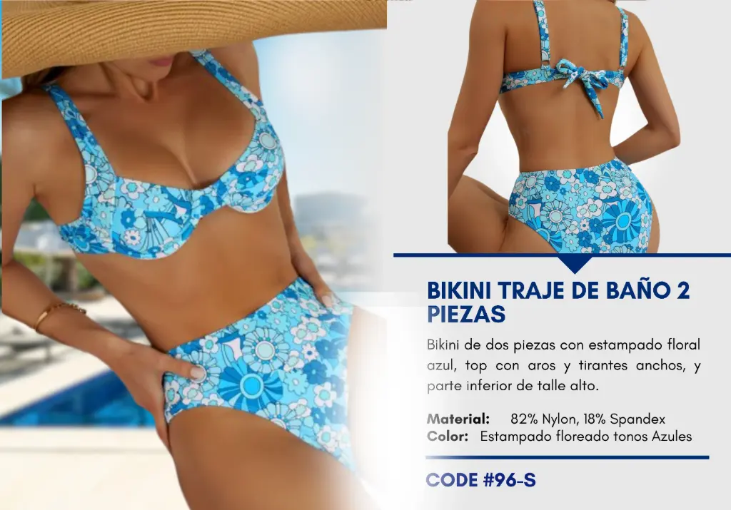 Traje de Baño Para Mujer Small Elite Swim S-96