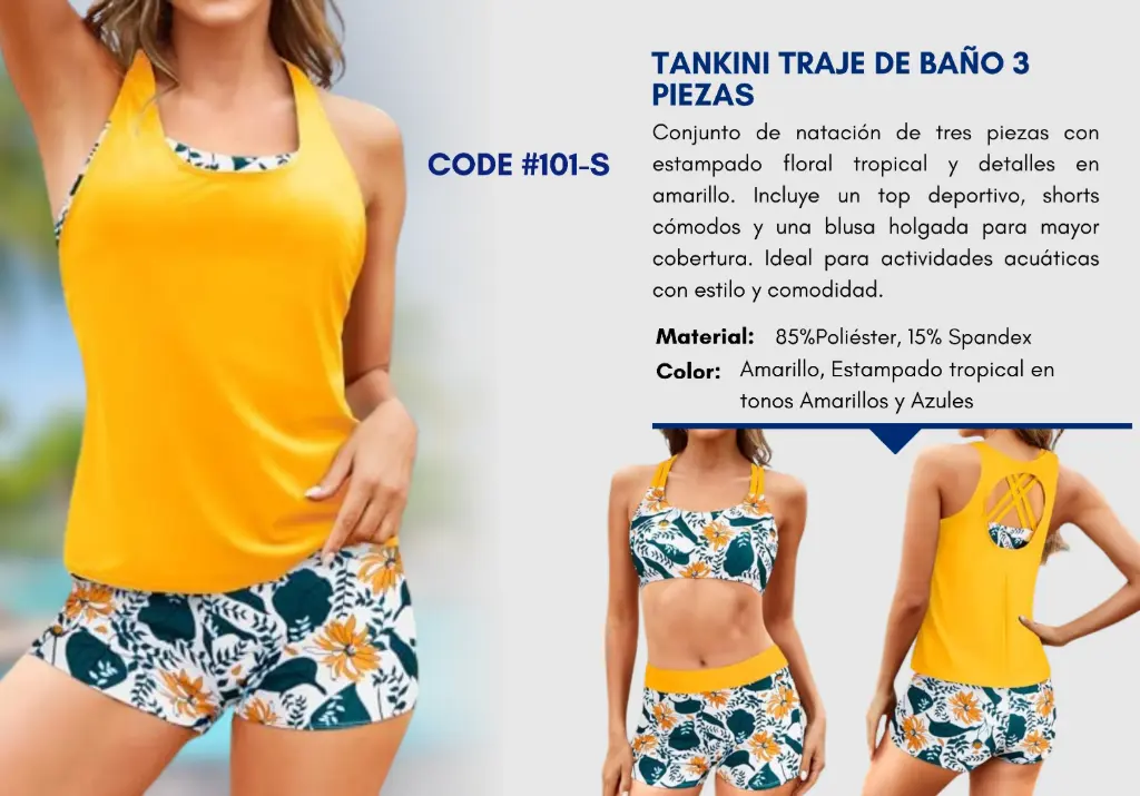 Traje de Baño Para Mujer Small Superior Swim S-101