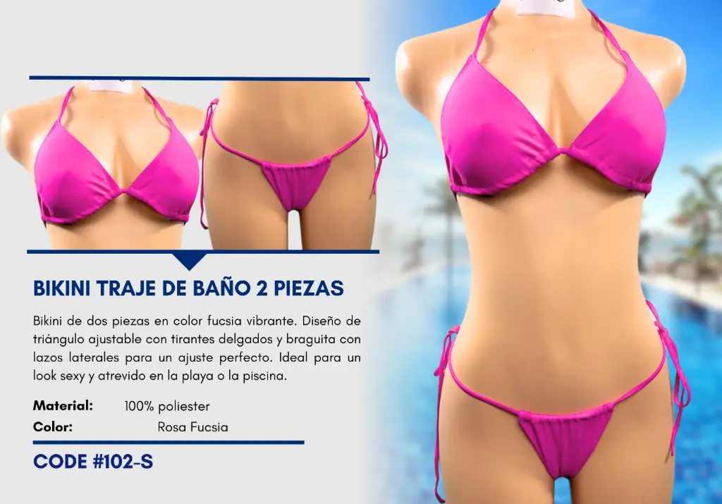Traje de Baño Para Mujer Small Superior Swim S-102