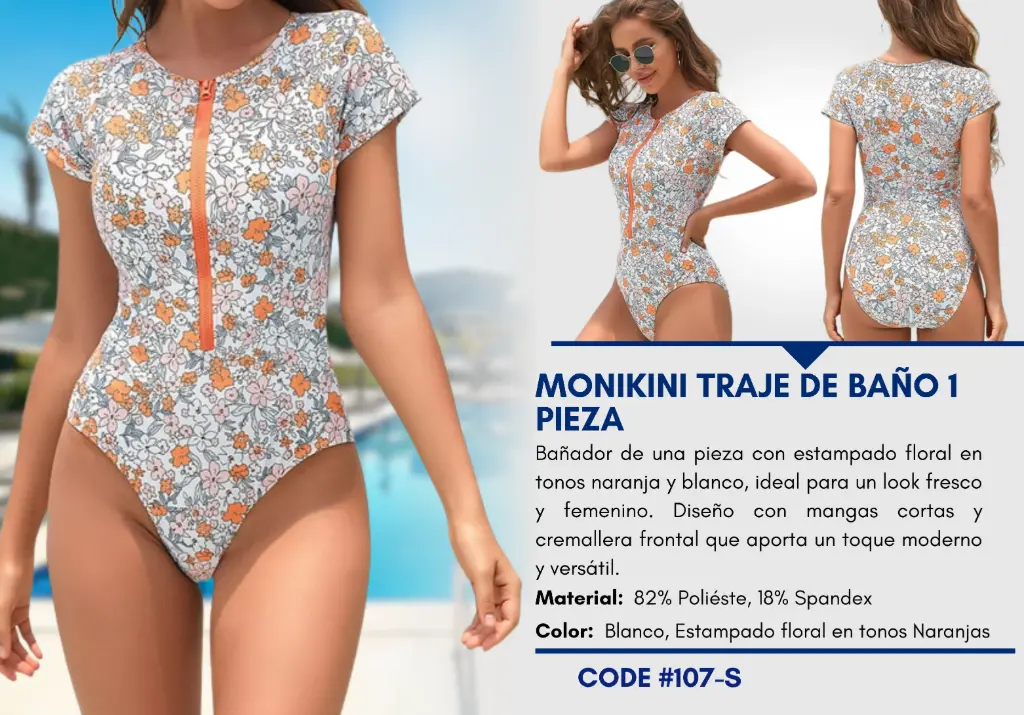Traje de Baño Para Mujer Small Superior Swim S-107