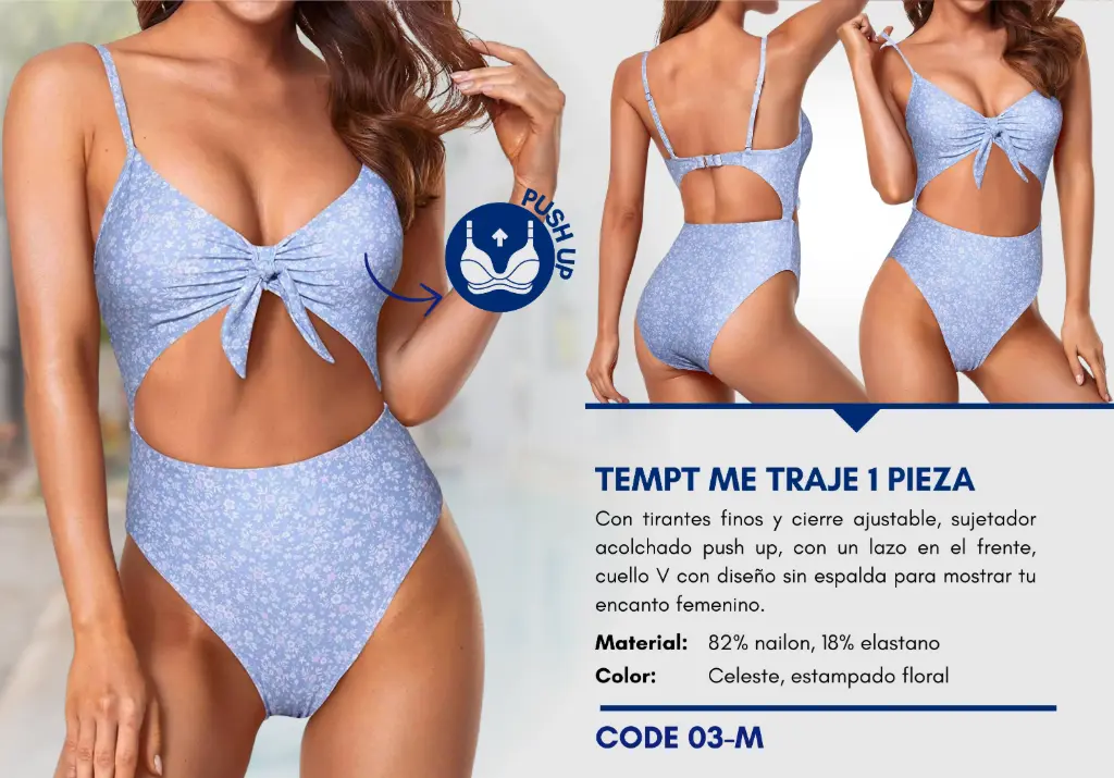 Traje de Baño Para Mujer Medium Elite Swim M-03
