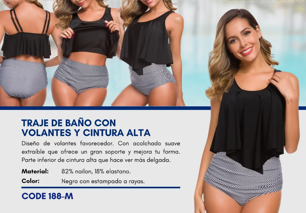 Traje de Baño Para Mujer Medium Elite Swim M-188