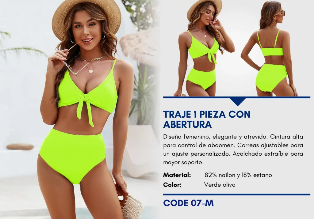 Traje de Baño Para Mujer Medium Superior Swim M-07