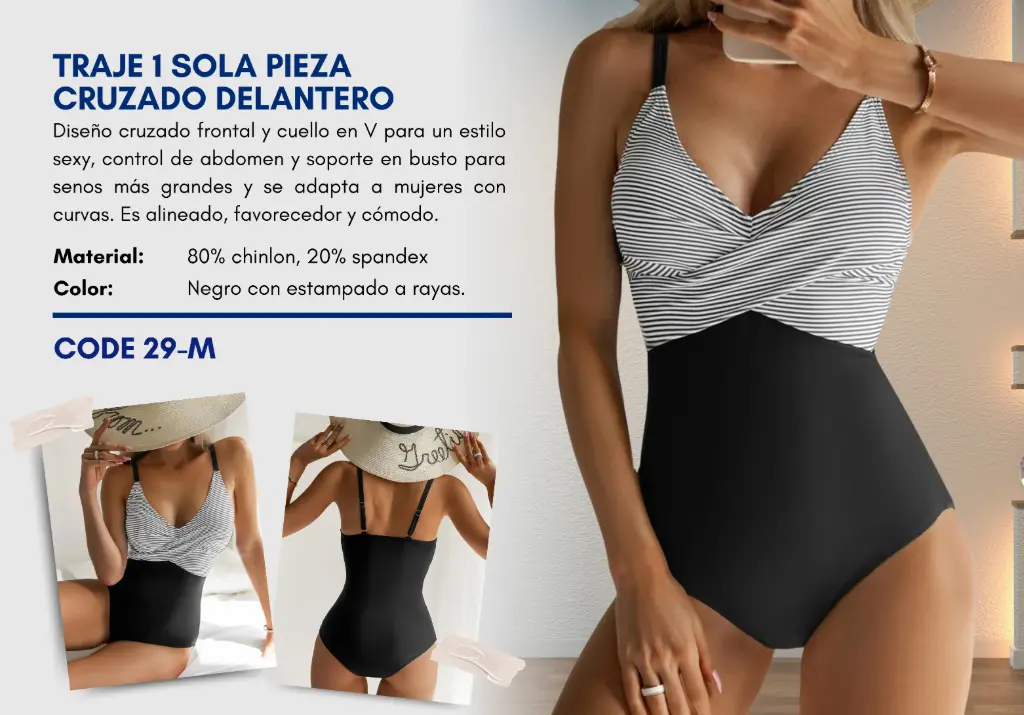 Traje de Baño Para Mujer Medium Superior Swim M-29