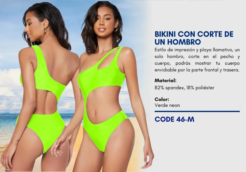 Traje de Baño Para Mujer Medium Superior Swim M-46