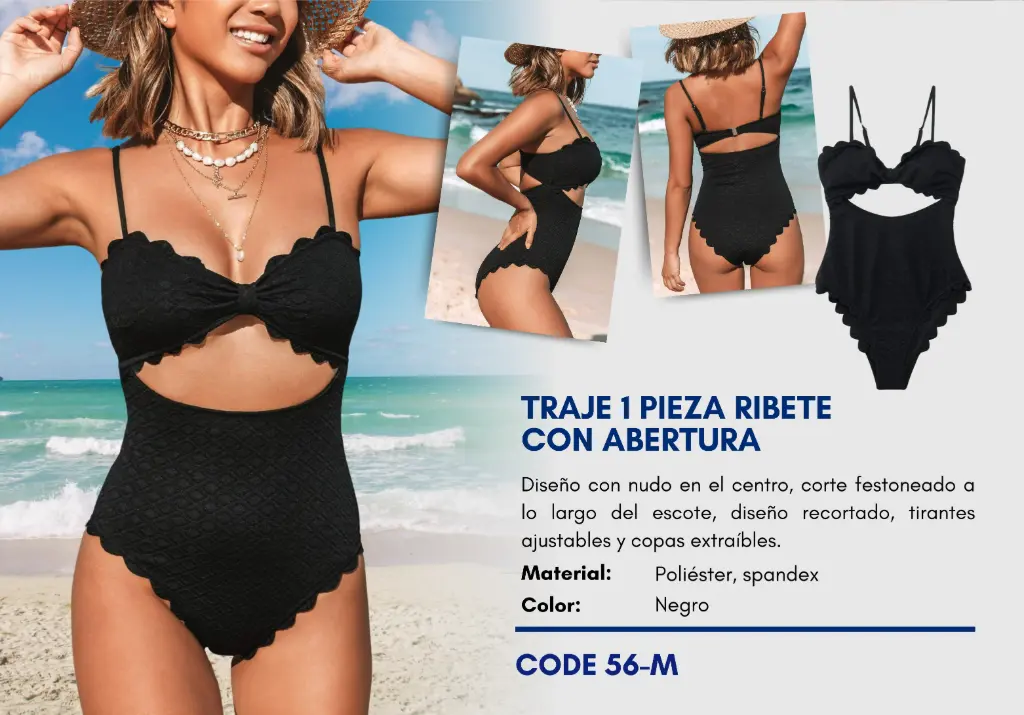 Traje de Baño Para Mujer Medium Superior Swim M-56