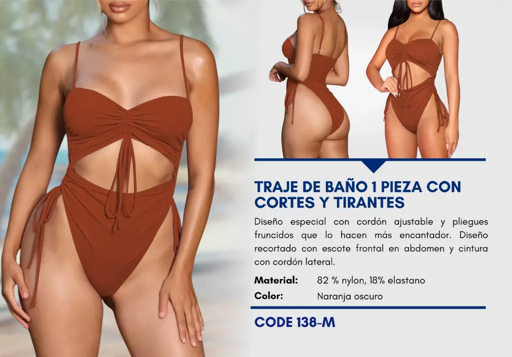 Traje de Baño Para Mujer Medium Superior Swim M-138