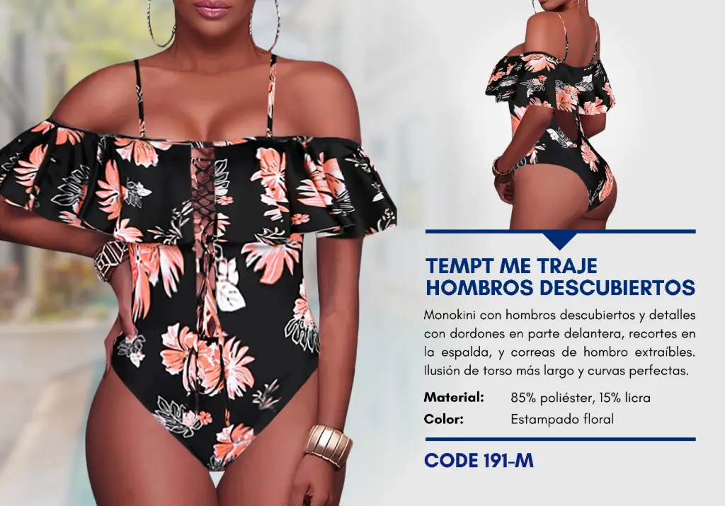 Traje de Baño Para Mujer Medium Superior Swim M-191