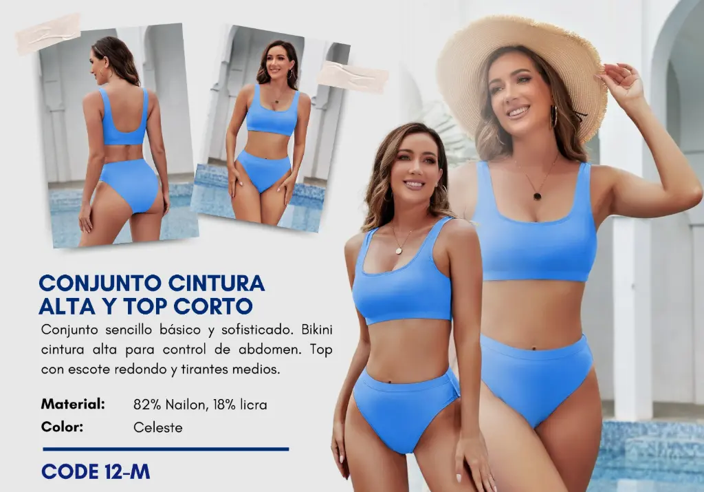 Traje de Baño Para Mujer Medium Esencial Swim M-12