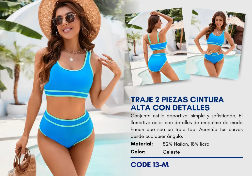 Traje de Baño Para Mujer Medium Esencial Swim M-13