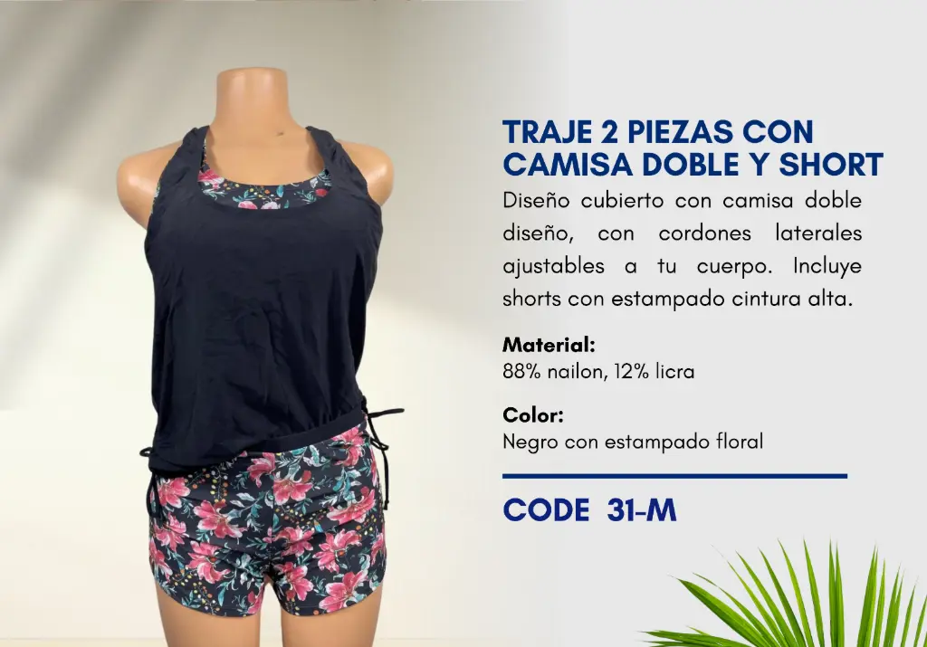 Traje de Baño Para Mujer Medium Esencial Swim M-31