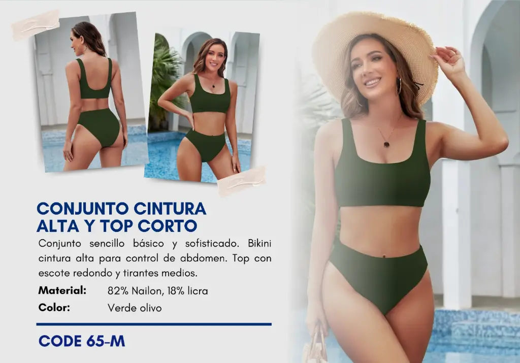 Traje de Baño Para Mujer Medium Esencial Swim M-65