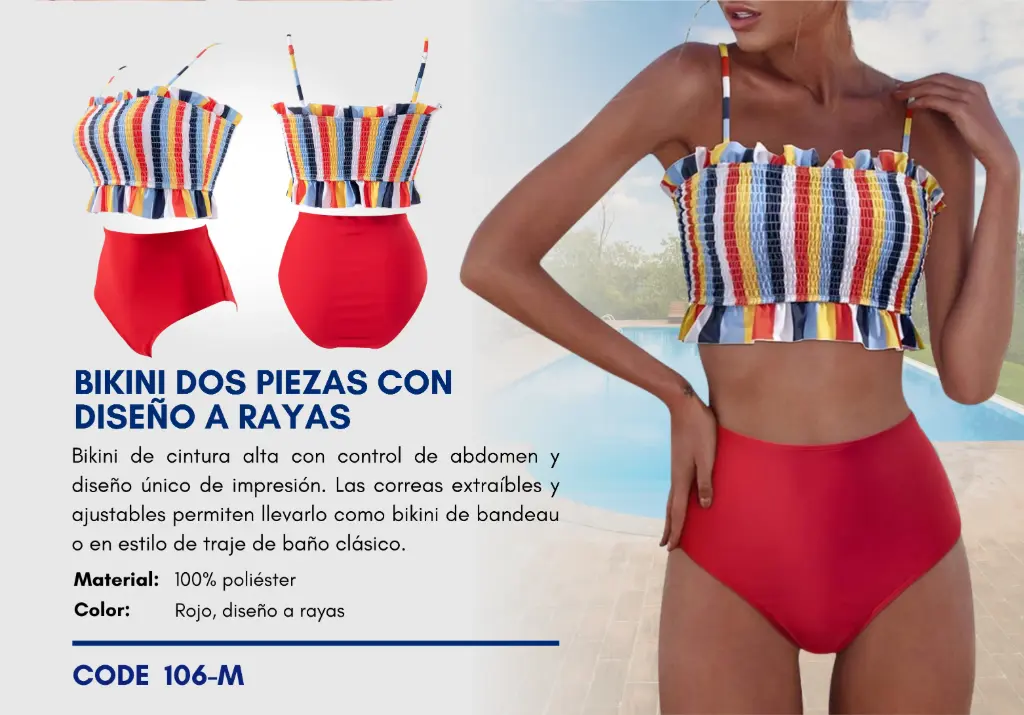 Traje de Baño Para Mujer Medium Esencial Swim M-106