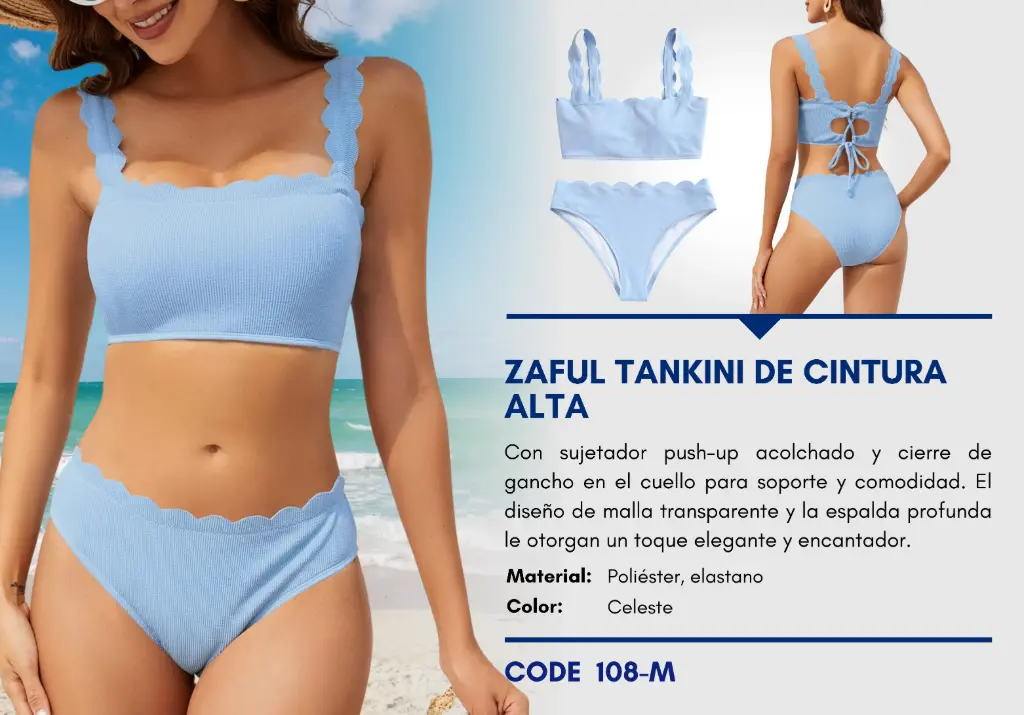 Traje de Baño Para Mujer Medium Esencial Swim M-108