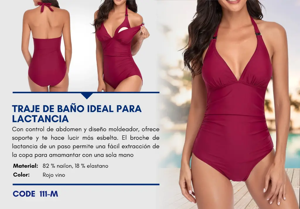 Traje de Baño Para Mujer Medium Esencial Swim M-111