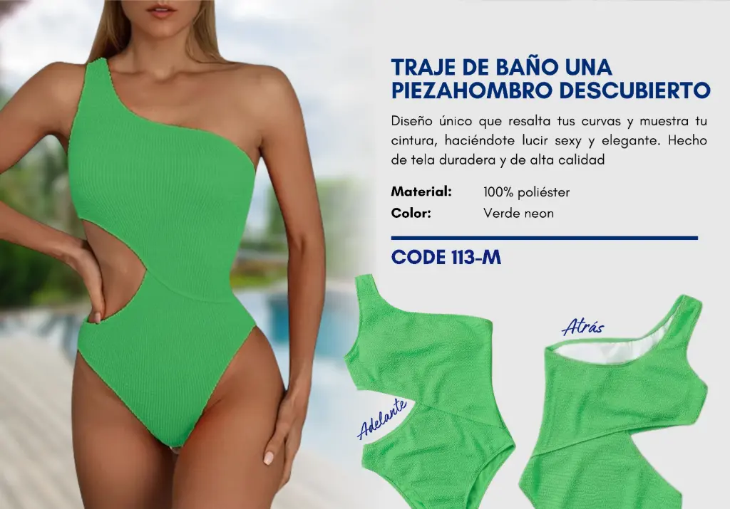 Traje de Baño Para Mujer Medium Esencial Swim M-113