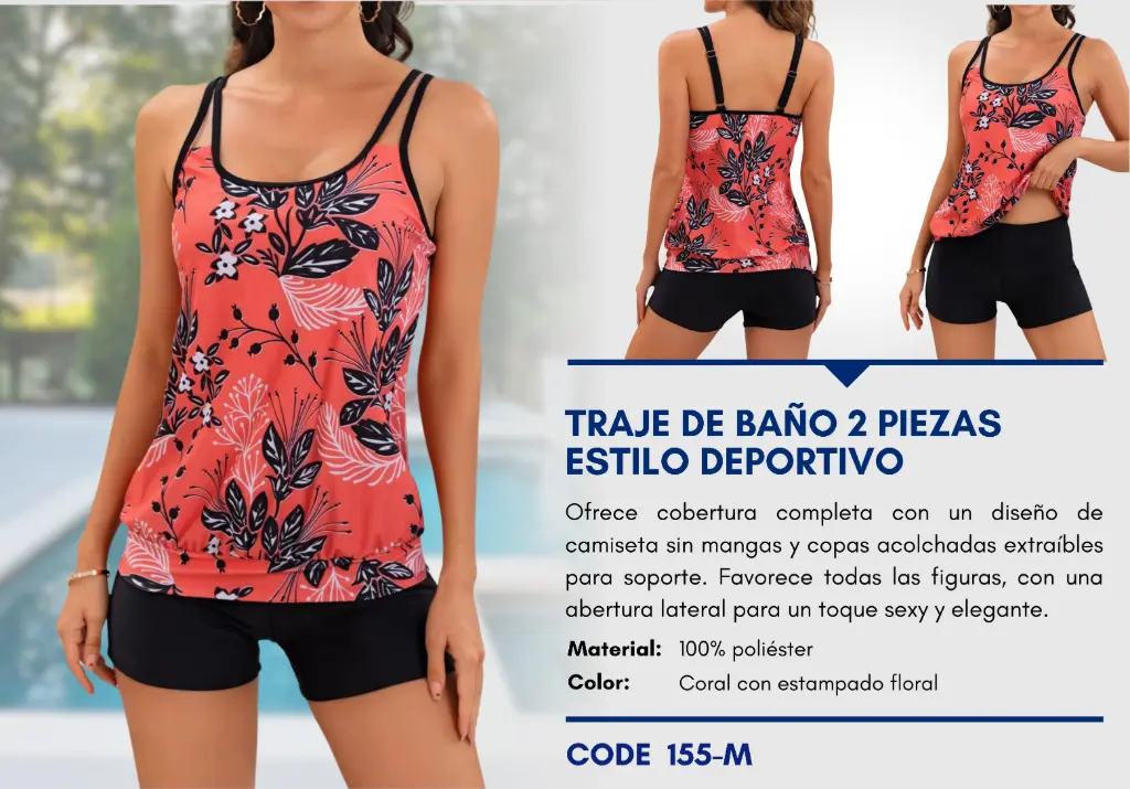 Traje de Baño Para Mujer Medium Esencial Swim M-155
