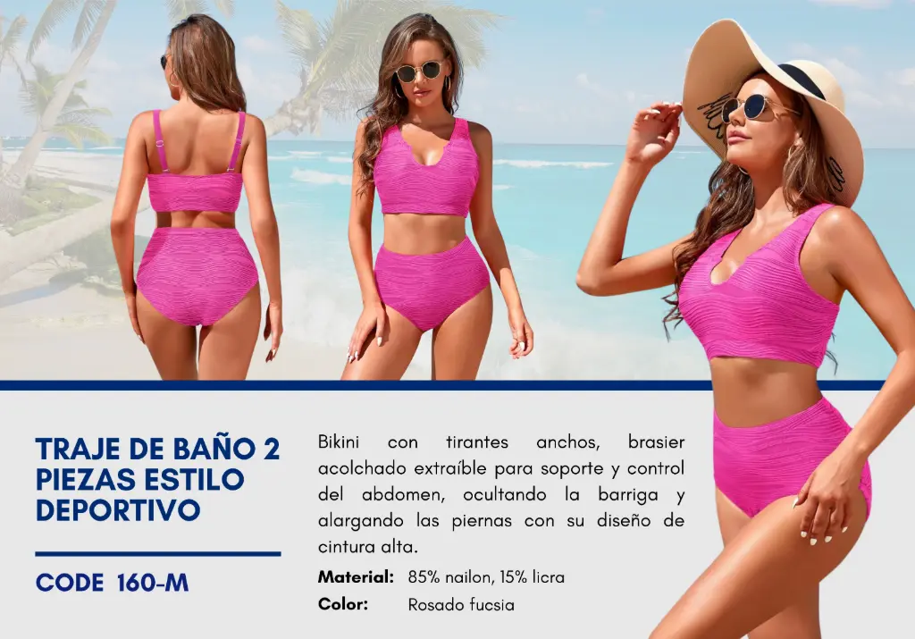 Traje de Baño Para Mujer Medium Esencial Swim M-160