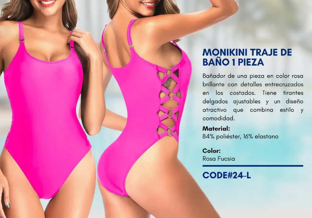 Traje de Baño Para Mujer Large Elite Swim L-24