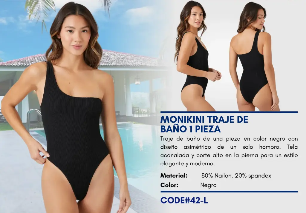 Traje de Baño Para Mujer Large Elite Swim L-42