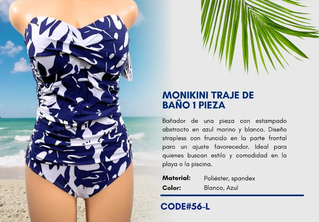 Traje de Baño Para Mujer Large Elite Swim L-56
