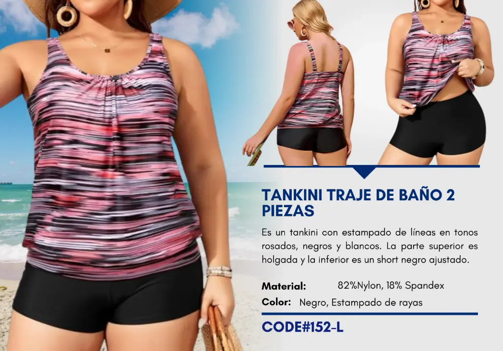 Traje de Baño Para Mujer Large Elite Swim L-152