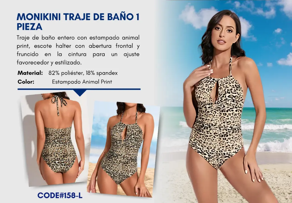 Traje de Baño Para Mujer Large Elite Swim L-158