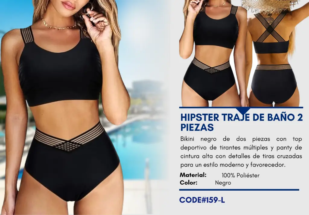 Traje de Baño Para Mujer Large Elite Swim L-159