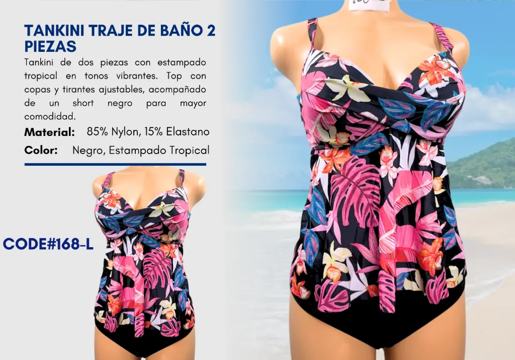 Traje de Baño Para Mujer Large Elite Swim L-168
