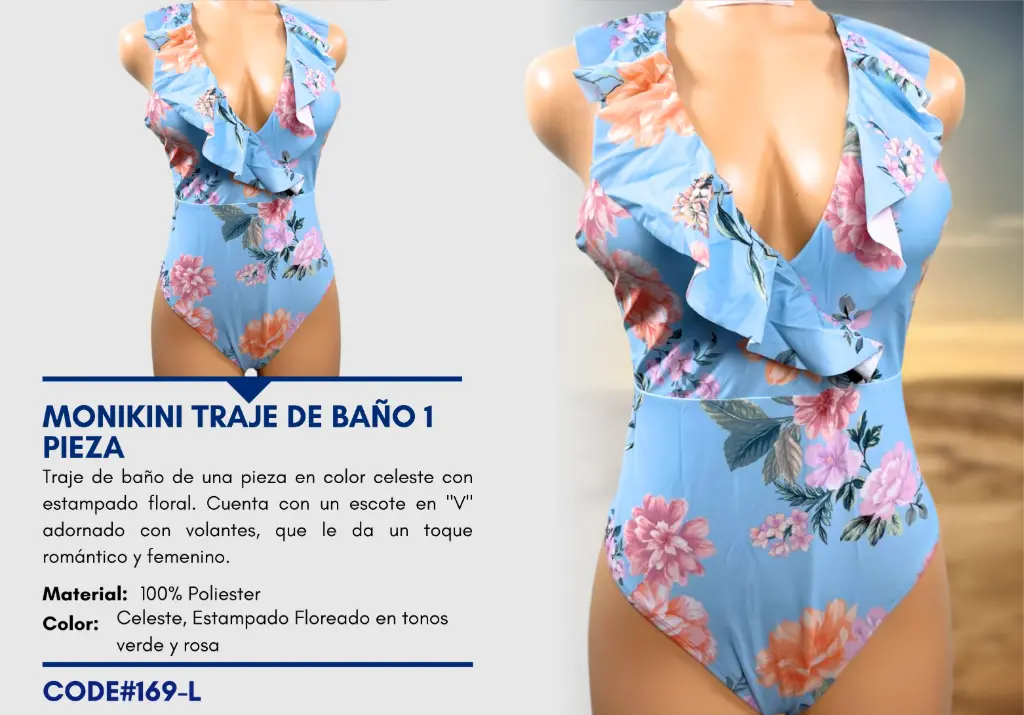 Traje de Baño Para Mujer Large Elite Swim L-169