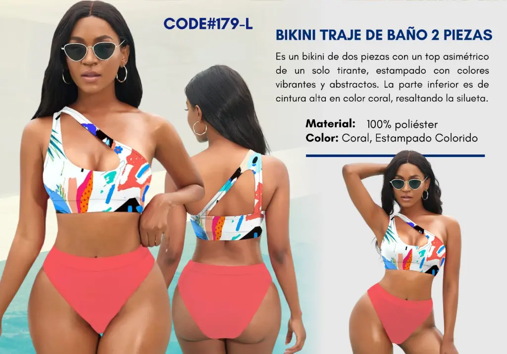 Traje de Baño Para Mujer Large Elite Swim L-179