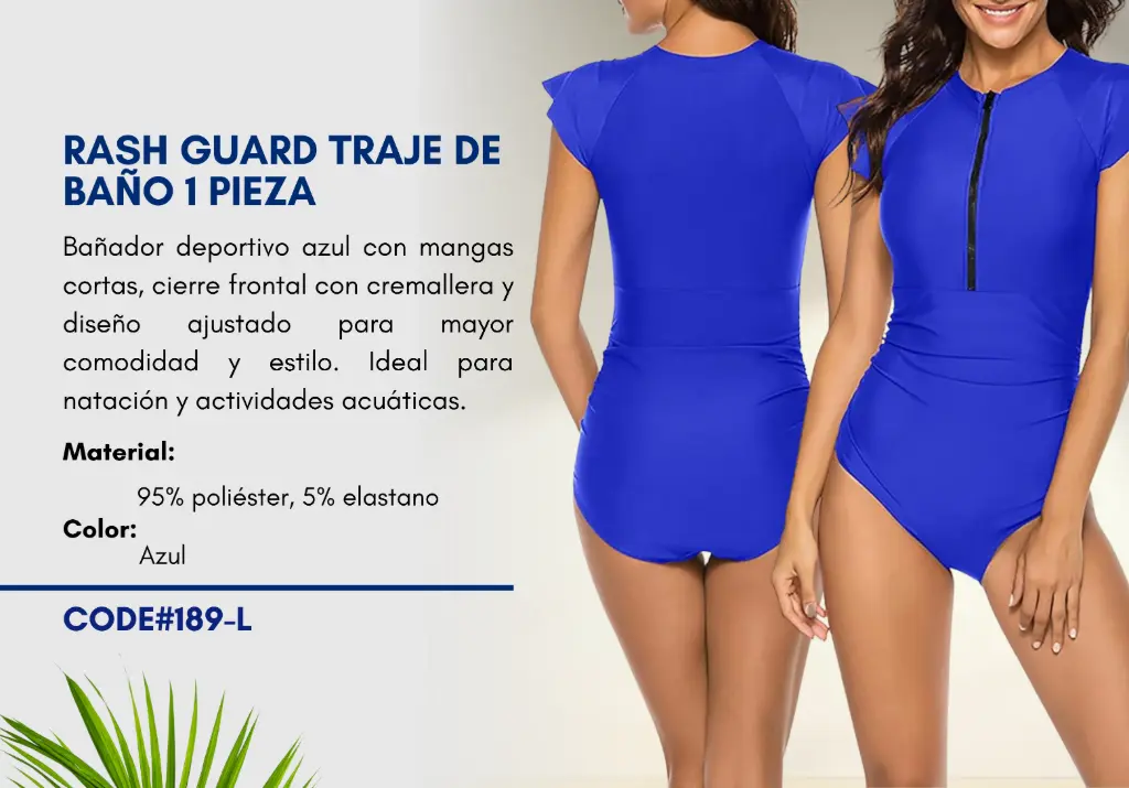 Traje de Baño Para Mujer Large Elite Swim L-189