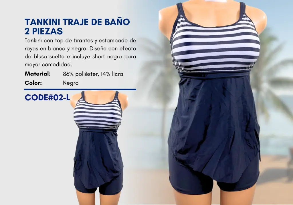 Traje de Baño Para Mujer Large Superior Swim L-02