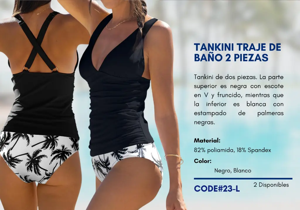 Traje de Baño Para Mujer Large Superior Swim L-23