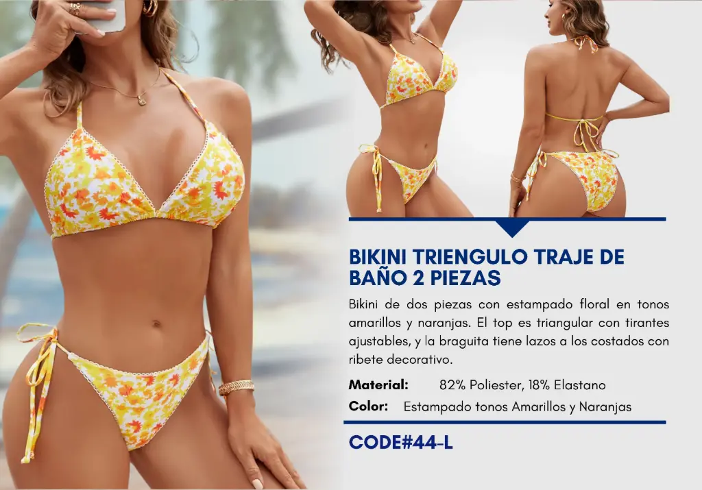 Traje de Baño Para Mujer Large Superior Swim L-44