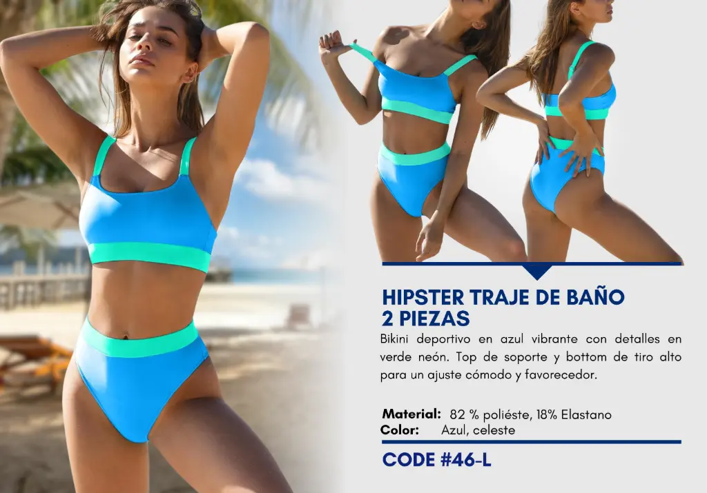 Traje de Baño Para Mujer Large Superior Swim L-46