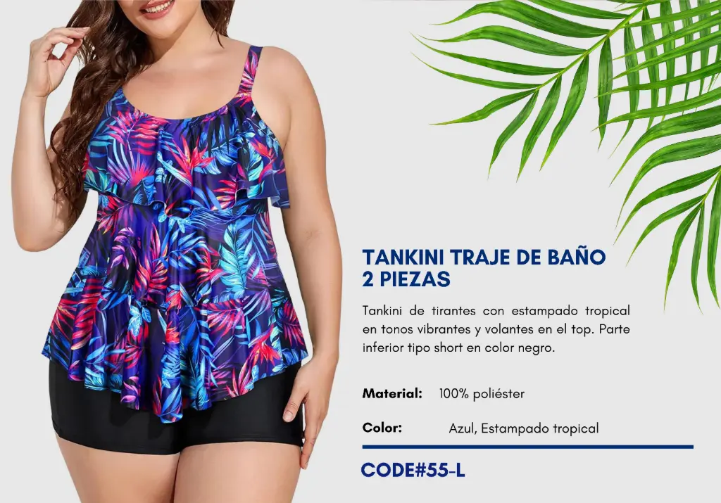 Traje de Baño Para Mujer Large Superior Swim L-55