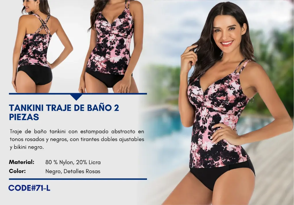 Traje de Baño Para Mujer Large Superior Swim L-71