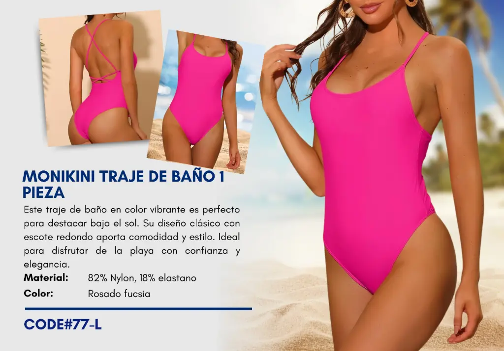 Traje de Baño Para Mujer Large Superior Swim L-77