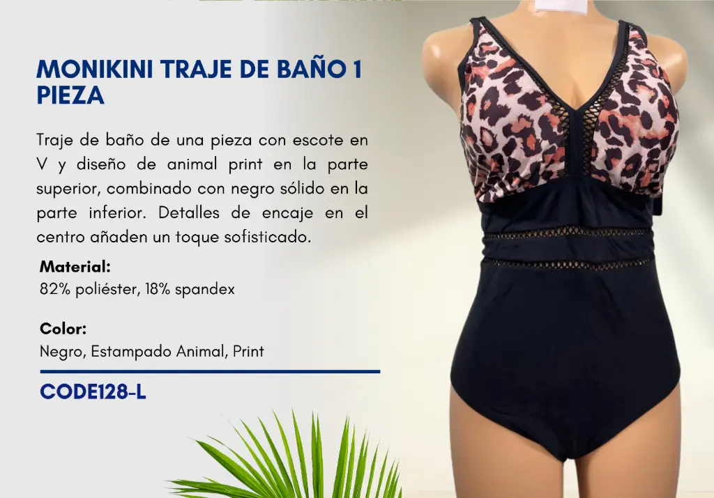 Traje de Baño Para Mujer Large Superior Swim L-128