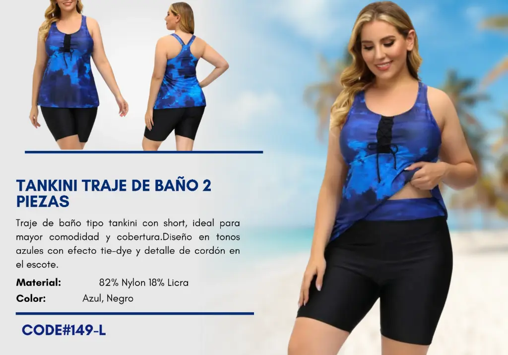 Traje de Baño Para Mujer Large Superior Swim L-149