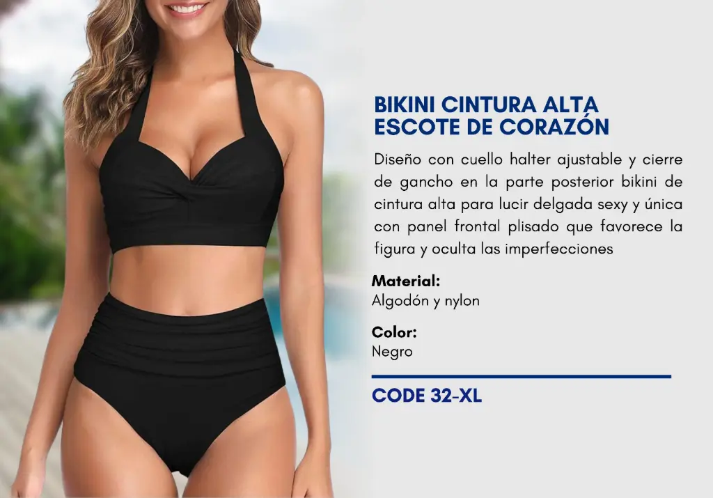 Traje de Baño Para Mujer Extra Large Elite Swim XL-32