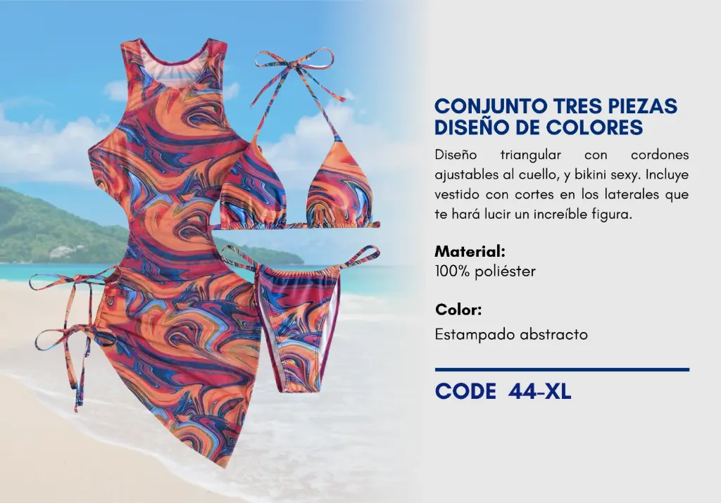 Traje de Baño Para Mujer Extra Large Elite Swim XL-44