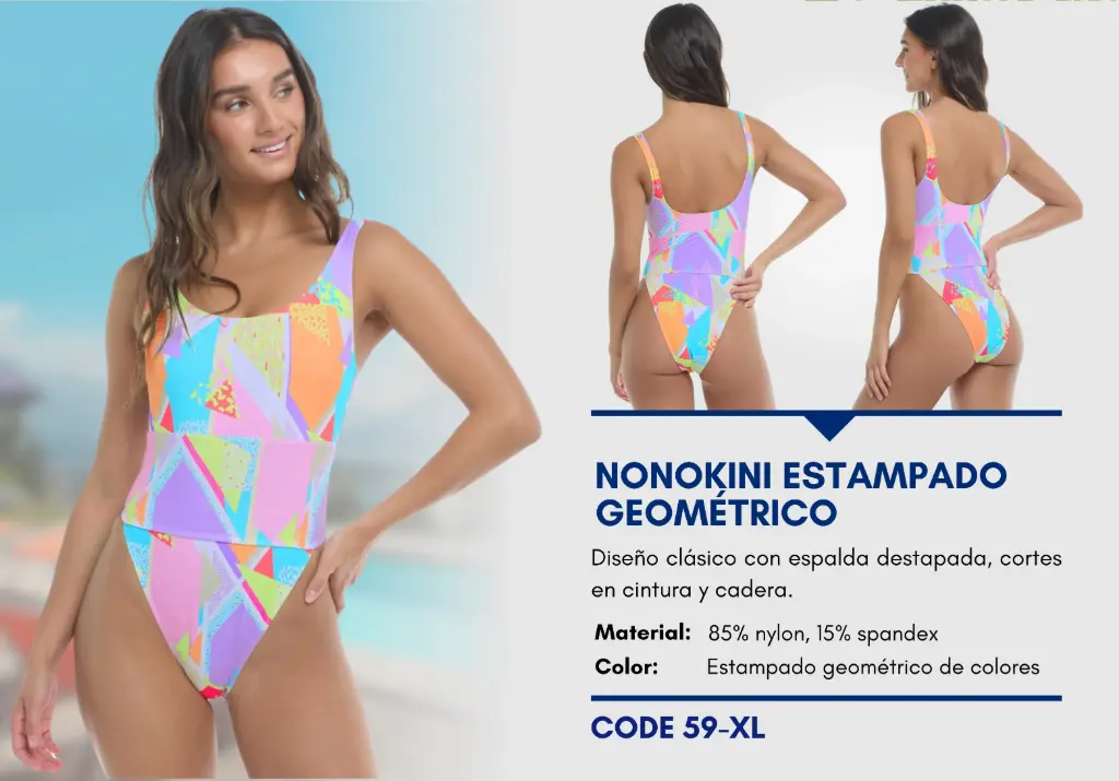 Traje de Baño Para Mujer Extra Large Elite Swim XL-59