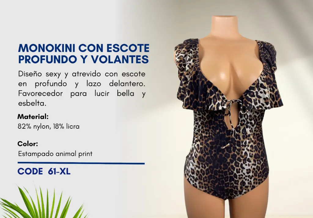 Traje de Baño Para Mujer Extra Large Elite Swim XL-61