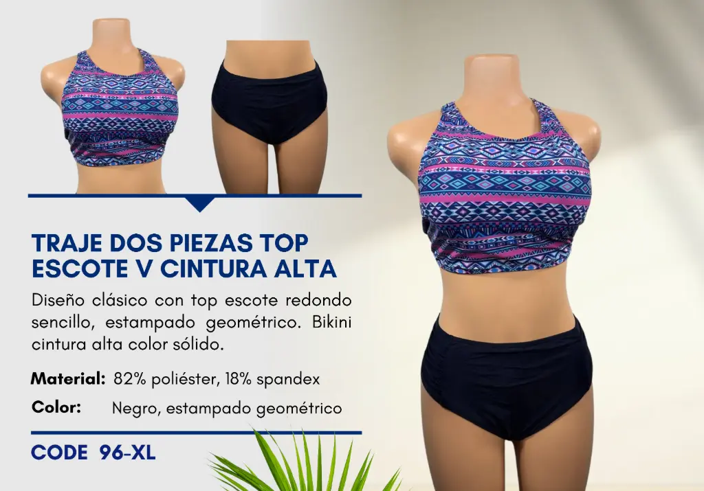 Traje de Baño Para Mujer Extra Large Elite Swim XL-96